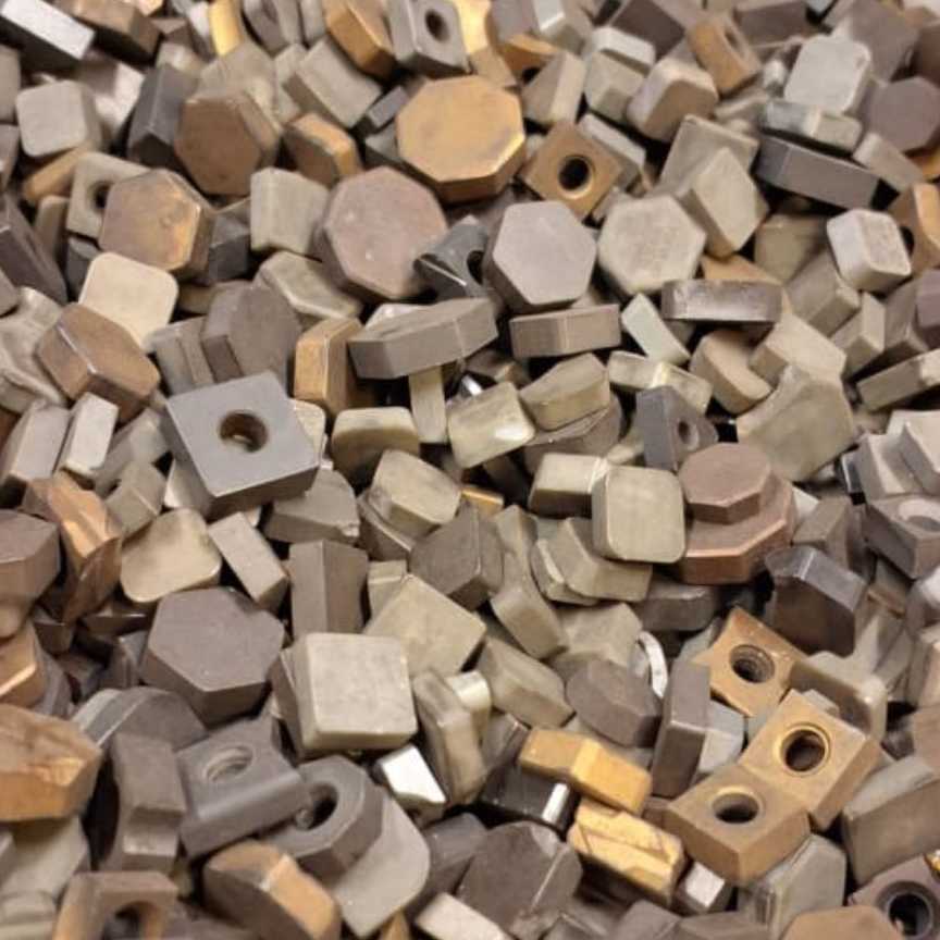 Sucata de Pastilhas de Metal Duro